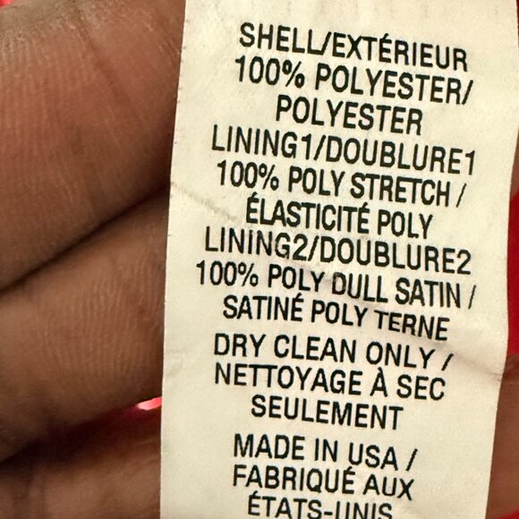 Shoshanna Midnight Red Sequin Sleeveless A-Line Party Dress Size 6 - Picture 6 of 6